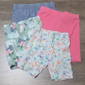 Carter's Butterfly and Floral Baby Shorts Set